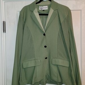 Amore Show Jacket 2xl Moss Green